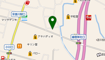 auショップ安曇川の地図画像