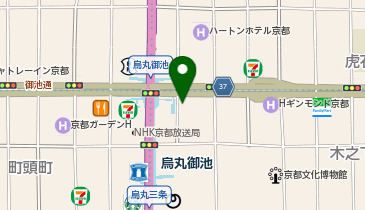 auショップ烏丸御池の地図画像