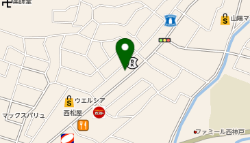 auショップ伊川谷の地図画像