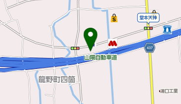 auショップたつのの地図画像