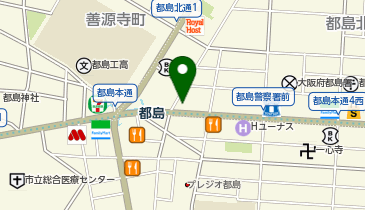 au Style 都島駅前の地図画像