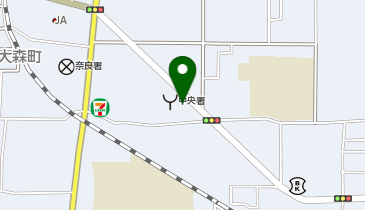 auショップ奈良の地図画像