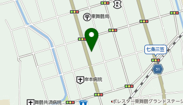 auショップ東舞鶴の地図画像