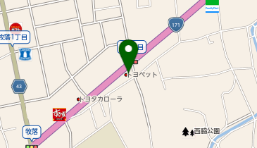 PiPit 大阪トヨペット株式会社 モビリティプラザ箕面の地図画像