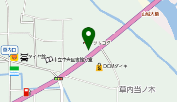 PiPit ネッツトヨタヤサカ株式会社 ALAL京田辺店の地図画像