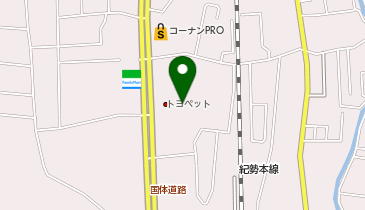 PiPit 和歌山トヨペット株式会社 国体道路店の地図画像