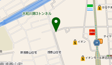 auショップイオンモール堺北花田の地図画像