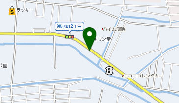auショップ鴻池新田の地図画像