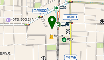 auショップBiVi二条の地図画像