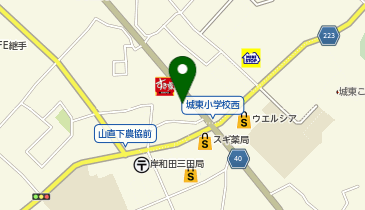 auショップ岸和田和泉の地図画像