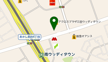 au Style 三田ウッディタウンの地図画像