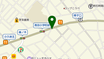 auショップ西明石の地図画像