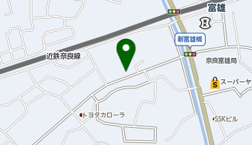 auショップ富雄の地図画像