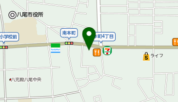 au Style 八尾南本町の地図画像