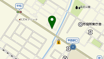 auショップ甲西の地図画像