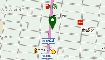 auショップ深江橋の地図画像