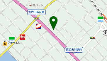 auショップ東加古川の地図画像