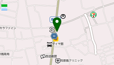 auショップ鳳の地図画像