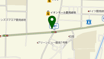 auショップイオンモール鶴見緑地の地図画像