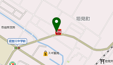 auショップ能登川の地図画像