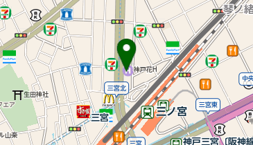 PiPit 株式会社トヨタレンタリース神戸 三宮駅前店の地図画像