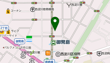 auショップ御幣島の地図画像