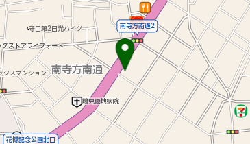 auショップ守口南寺方の地図画像