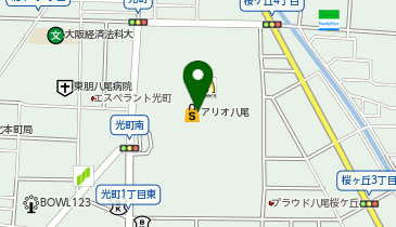 au Style アリオ八尾の地図画像