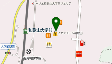 auショップイオンモール和歌山の地図画像