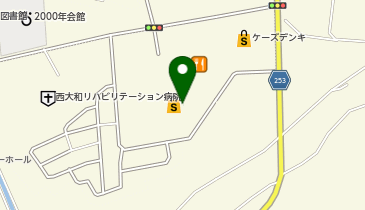 auショップラスパ西大和の地図画像