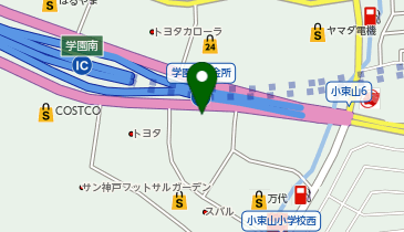PiPit 兵庫トヨタ自動車株式会社 学園南店の地図画像
