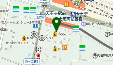 フラッグショップ au Style ABENOの地図画像