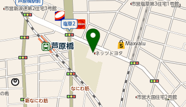 PiPit ネッツトヨタ大阪株式会社 本社営業店の地図画像