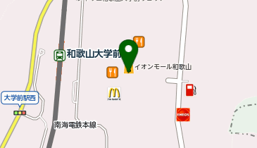 UQスポットイオンモール和歌山の地図画像