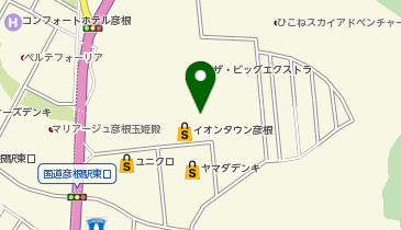 UQスポットイオンタウン彦根の地図画像