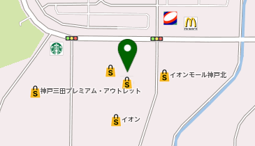 UQスポットイオンモール神戸北の地図画像