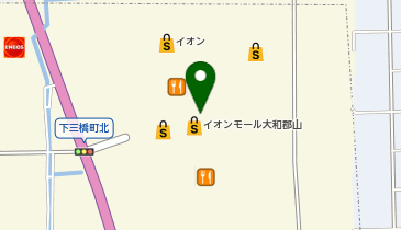 UQスポットイオンモール大和郡山の地図画像