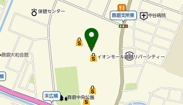 UQスポットイオンモール姫路リバーシティの地図画像