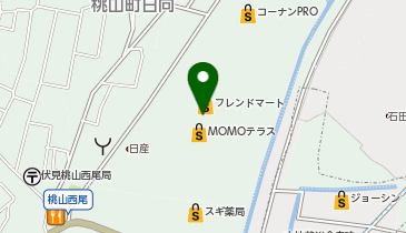 UQスポットMOMOテラス六地蔵の地図画像