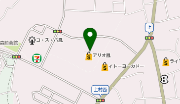 UQスポットアリオ鳳の地図画像