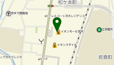 au Style イオンモール茨木の地図画像