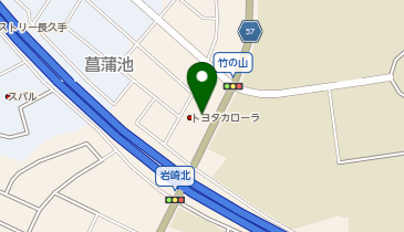 PiPit トヨタカローラ名古屋株式会社日進竹の山店の地図画像