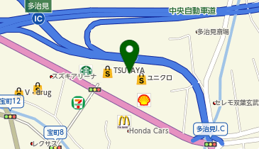 au Style 多治見インターの地図画像