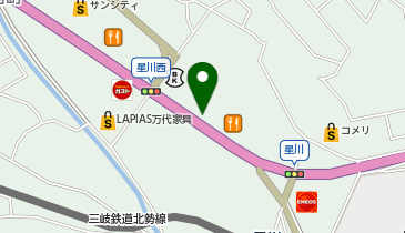 au Style 桑名星川の地図画像