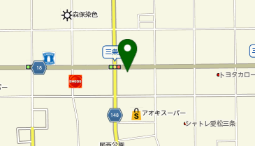 auショップ尾西の地図画像