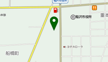 auショップ稲沢の地図画像