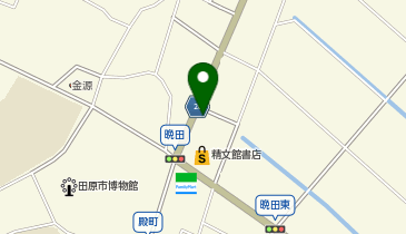 auショップ田原の地図画像