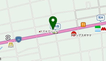 auショップ豊橋西の地図画像