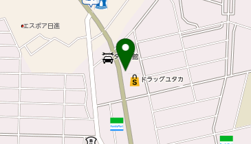 auショップ東郷の地図画像