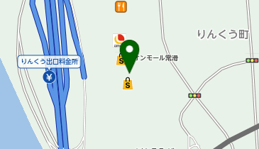 auショップイオンモール常滑の地図画像